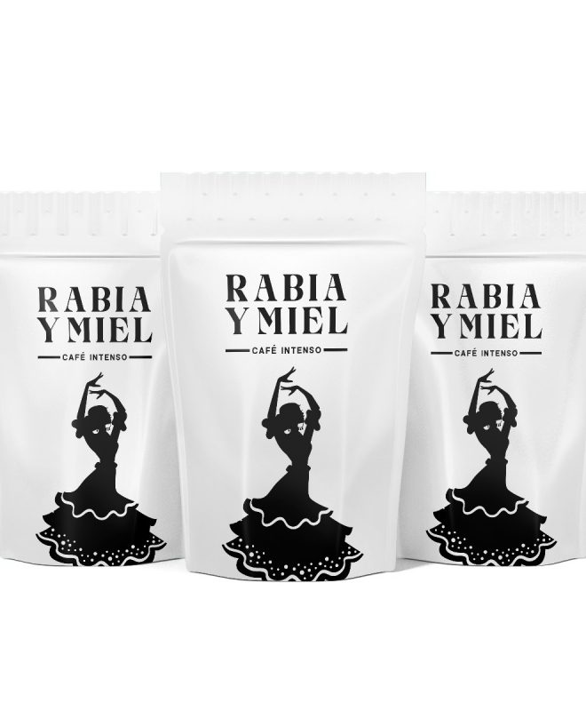 Rabia y miel. Café intenso en paquetes de 250 gramos